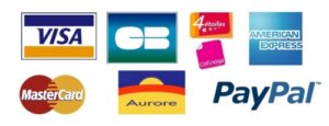 Images des cartes bancaires utilisables via PayPal